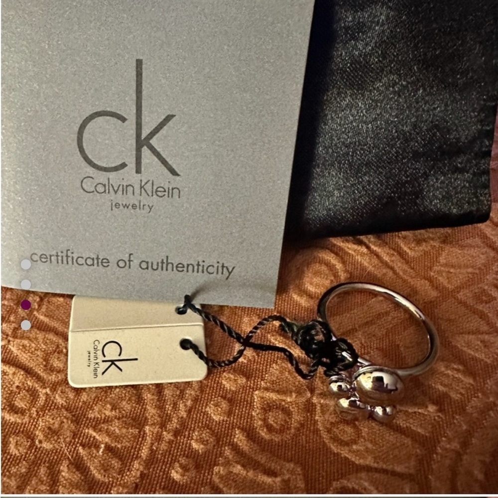 Calvin Klein Metallic Cluster Fidget Ring